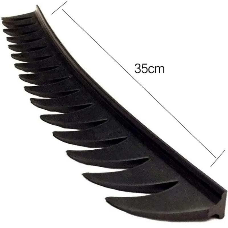 Motorcycle Helmet Decoration Sticker Rubber Saw Blade Accessories for Customizing Helmets Not Included