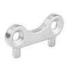 2x Boat Gas Cap Key Stainless Steel Water Tank Deck Filler Spare Key Fuel Gas Water Waste Tank Replace Plate Tool Yacht Parts