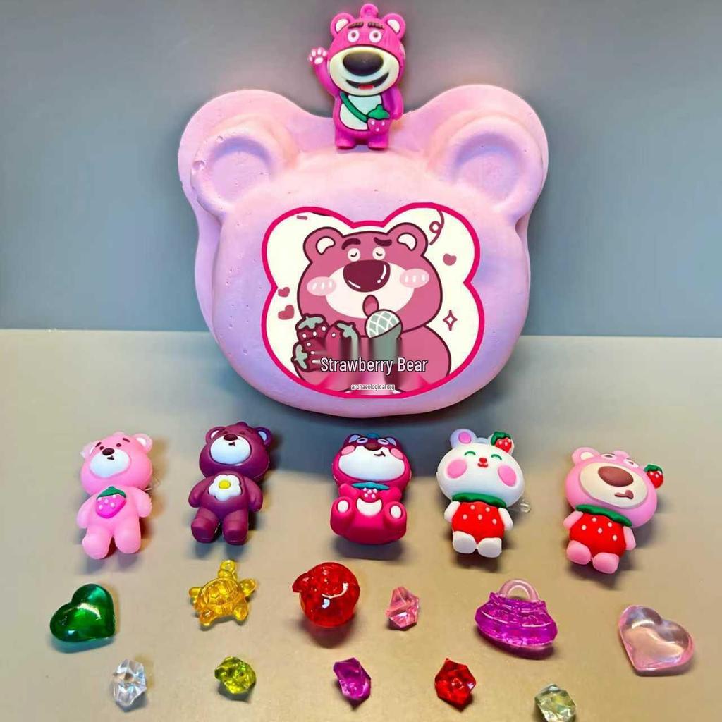 Dinosaur Fossil Excavation Toy – Children's Educational DIY Dig Kit with Surprise Gem Figurine