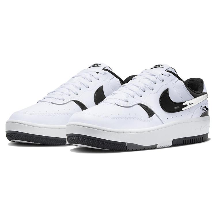 Nike Gamma Force Low Top Skateboard Shoes Women's White Black DX9176-100(Team56-)