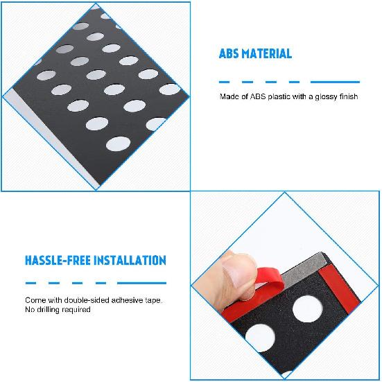 JeCar Car Rear Window Glass Cover Trim for 2018-2021 Jeep Wrangler JL & Unlimited 4-Door, for 2020-2021 Jeep Gladiator JT