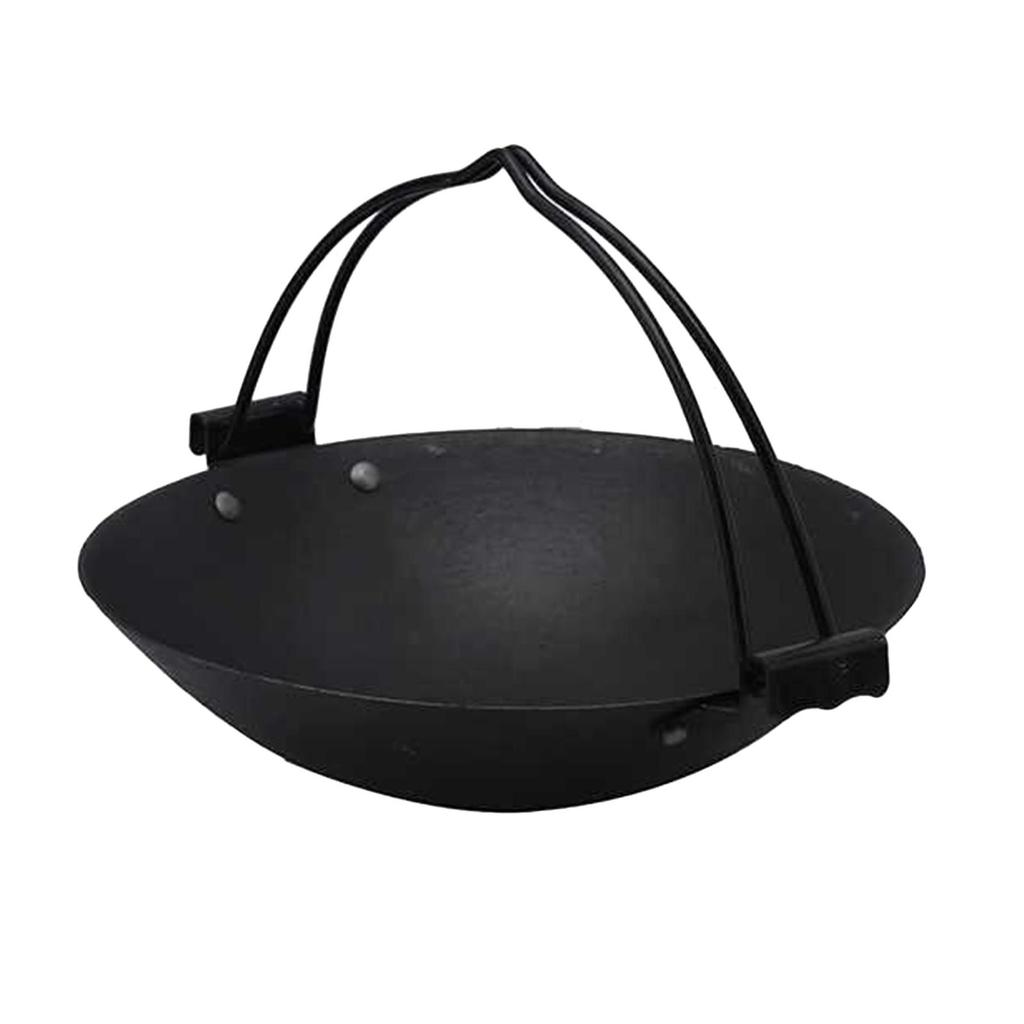 Camping Cooking Pot for Hanging, Compact, Suitable Boiling Water, Easy to Clean, Ideal