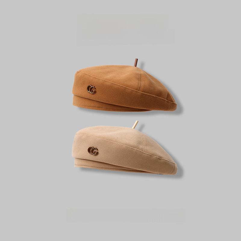 Beret Woolen Stylish For Women Autumn Winter Classic Korean Hat Style