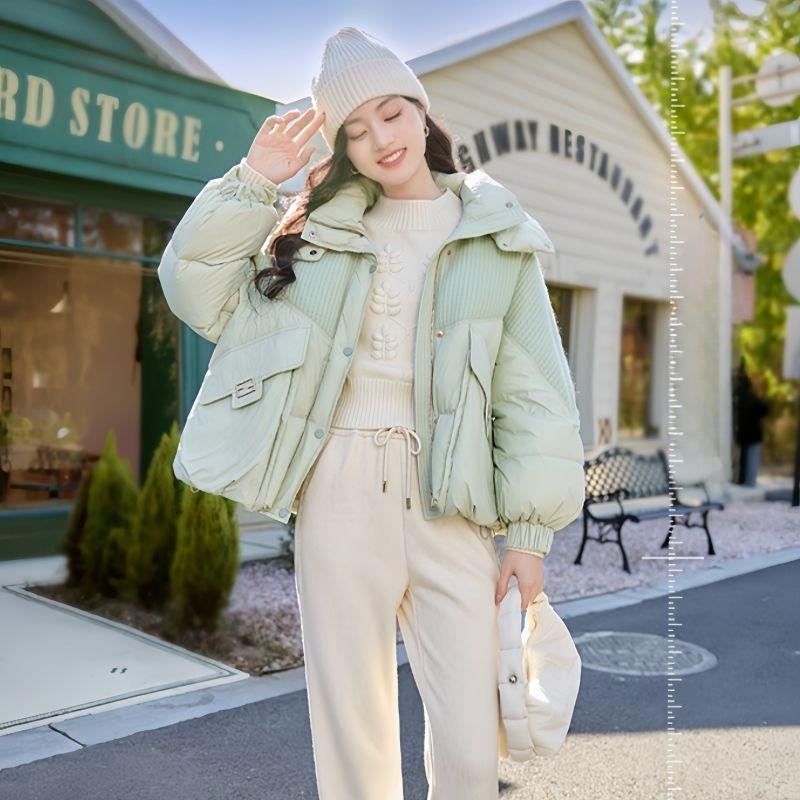 Korean Style Winter Short Women Coat Loose Thickened Cotton Padded Jacket Fashion