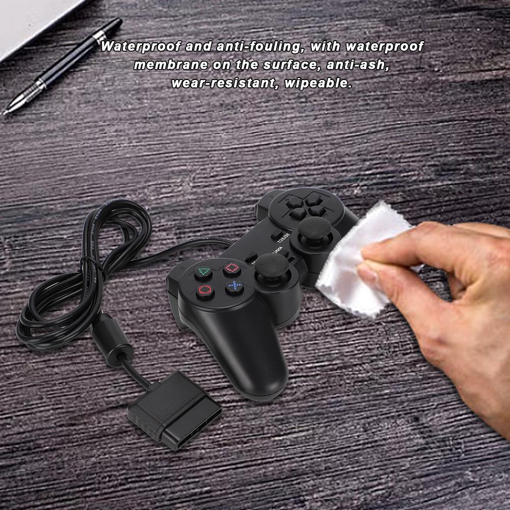 Buy Dual Motor Highly Sensitive Wired Gamepad Game Handle for PS2 Game ...