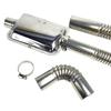 90Elbow 15cm 60cm 120cm 25mm With Clamps Exhaust Pipe Tube Elbow Connector For Car Heating Parts Eberspacher Webasto Boat Heater