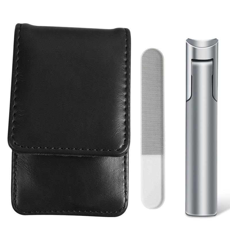 Anti-Splash Large Opening Nail Clipper Set with File for Thick & Hard Nails