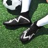 Soccer Shoes Men Anti-slip Outdoor Grass Training Breathable Lace-up Football Boots Long Spikes Lightweight Sports Shoes Men
