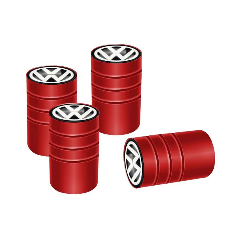 O1New Car Tire Valve caps Car Sticker for VW Volkswagen Passat Golf Polo Touran accessories Sticker YZ-QMM-V-W