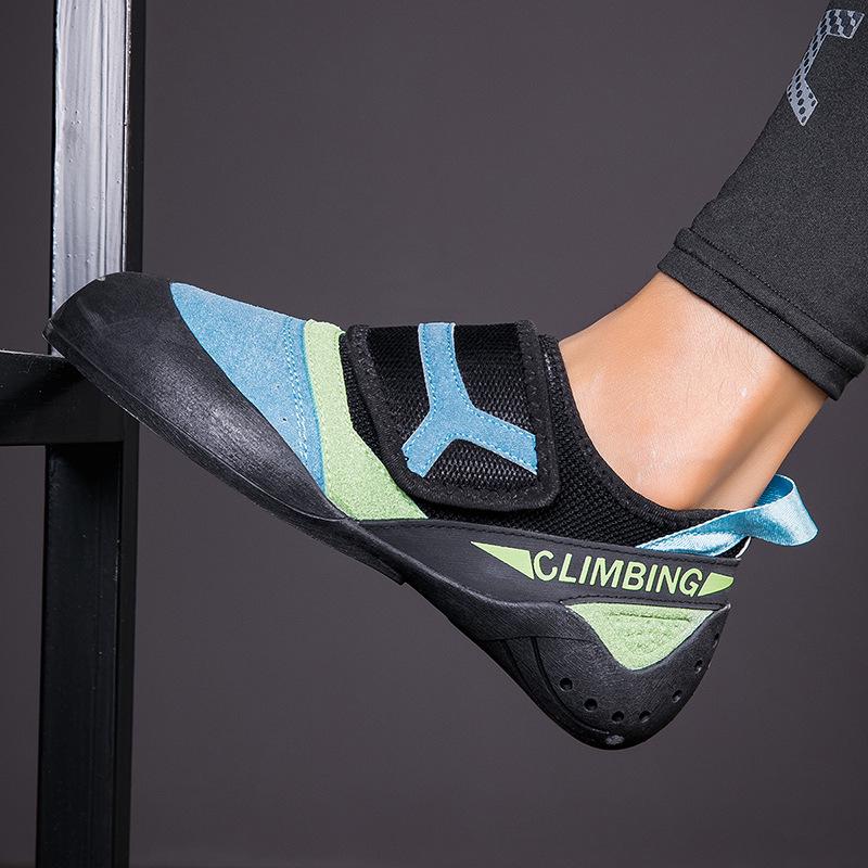 

PY-122 Beginner Youth Climbing Shoes for Outdoor Bouldering and Sport Climbing 39 синій