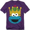 Sesame Street Unisex Adult Cookie Monster Nutcracker Christmas T-Shirt