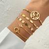 Fashion Daily Wear Party Wedding Jewelry Gift Fashionable 5pcs/set Beach Vacation Style Heart Women'S Bracelet Bracelet Series