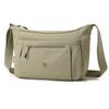 Borsa a tracolla in nylon impermeabile, grande capacità, borsa a spalla casual da donna