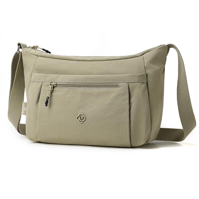 Borsa a tracolla in nylon impermeabile, grande capacità, borsa a spalla casual da donna