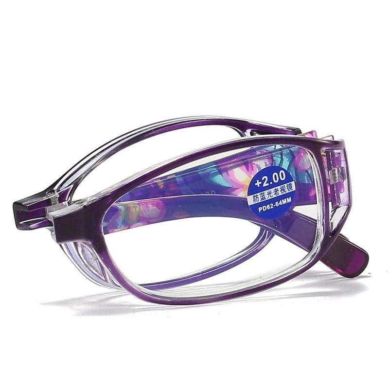 3PCS Foldable Reading Glasses for Women Anti-Blue Light Eyeglasses Men Portable Magnifier Eyewear +100 ~ +400