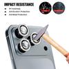 Bling Camera Lens Protector for IPhone 17/17 Air/17 Pro/17 ProMax Aluminum Alloy Tempered Glass Diamond Lens Cover for IPhone17