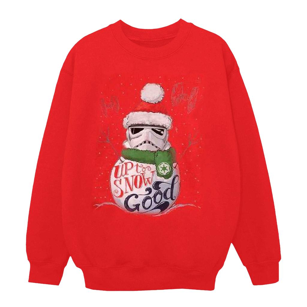 STAR WARS Womens/Ladies Stormtrooper Up To Snow Good Sweatshirt
