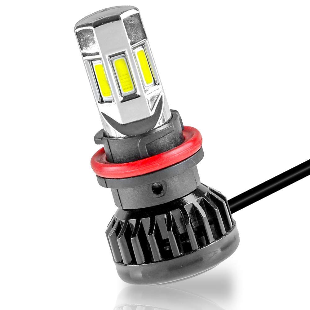 MOTOSTAR HS5 Hi/Lo LED Headlight for Motorcycles, 6-Sided Luminous, 6500K AC/DC , 30W CREE,