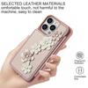 Wallet Case for iPhone 16 15 14 Pro Max Plus, Card Holder Crossbody Purse, Cute Flower Design, Magnetic Kickstand Phone Cover