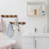 6Pcs Coat Hooks Wall-Mounted Towel Hanger For Coat Hats Clothing Home Storage Hooks Wall Double Hook Towel Hanger