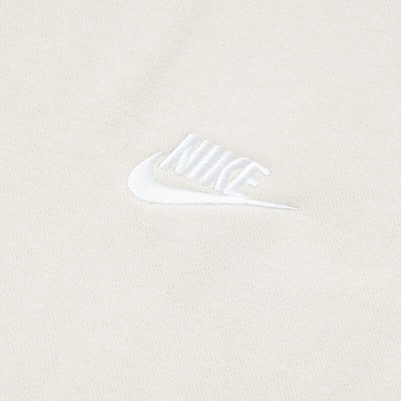 Nike Breathable Fashion Casual Small Logo Long Sleeve Sweatshirt Men Sweatshirt Beige BV2667-104