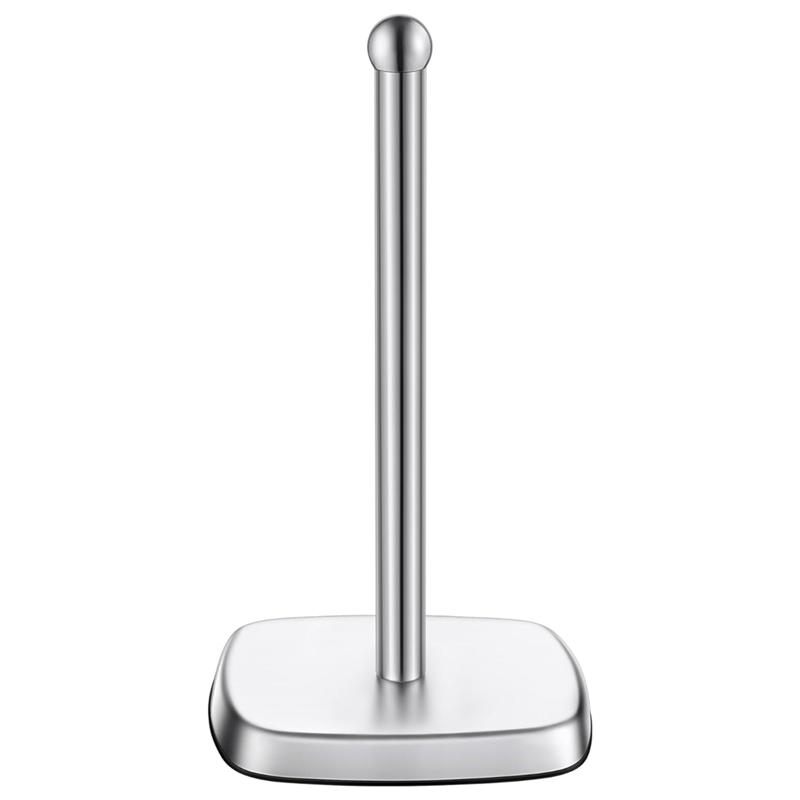 A20F-Paper Towel Holder For Countertop, Standing Kitchen Roll Holder With Suction Cups, Non-Slip Paper Towel Stand