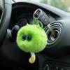 Imitation Rex Rabbit Fur Plush Keychain Cute Cartoon Keychain Bag Accessories  Gifts For Girls