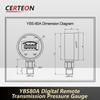 YBS80A Digital Pressure Gauge Pressure Transmitter 4-20mA RS485 M20x1.5 for Water Pump Hydraulic Level Monitoring