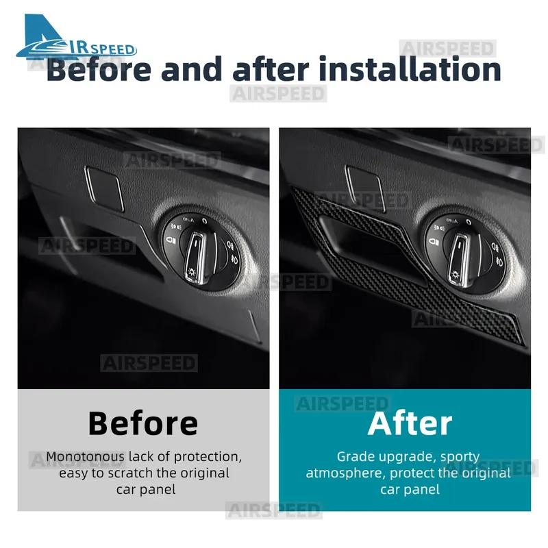 LHD RHD Real Soft Carbon Fiber Sticker Car Fuse Box Interior Trim For Seat Ibiza 6F 2018 2024 2025
