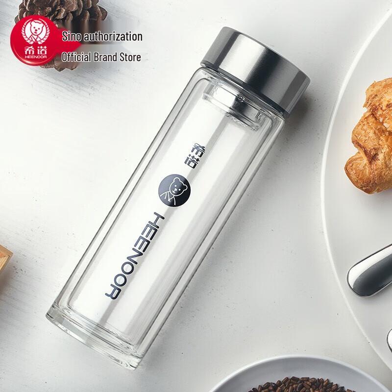 Cino XN-6550 Double-Layer Glass Tea Infuser Cup