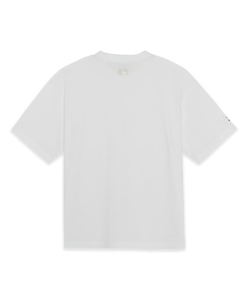 Emelbi Basic Lightweight Oversized Short Sleeve T-Shirt Ny (White)