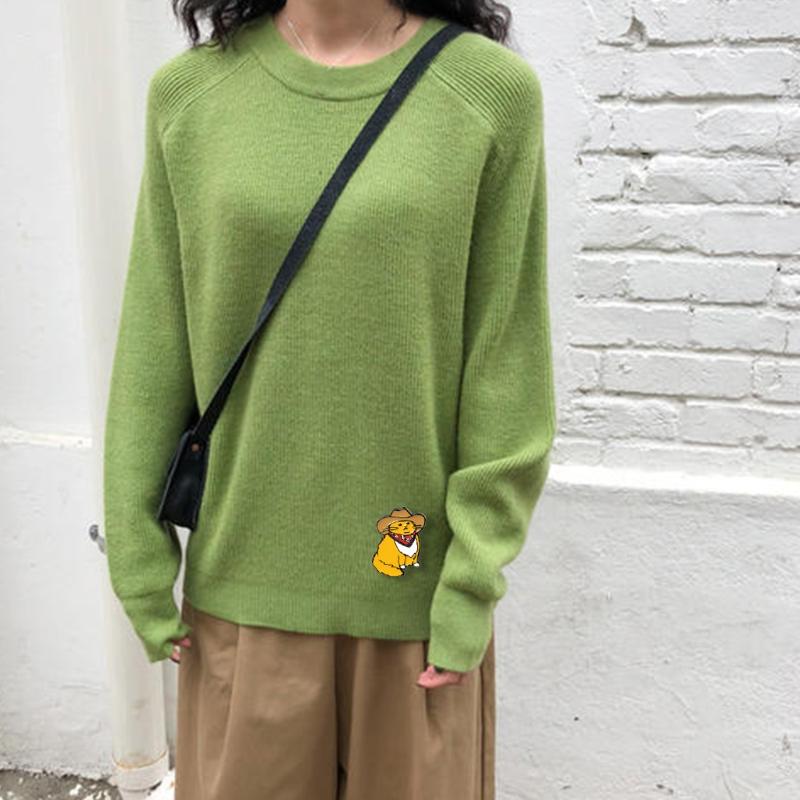 Cute Cartoon Humor Cowboy for Cat Style Brooch Children's Day Gift Western Cowboy for Cat Style Badge Funny Backpack Acc