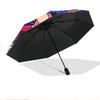 Sailor Moon Print Automatic Open Close Umbrella, Portable Foldable Umbrella, for Outdoor Commute Camping Trip, Ideal Birthday Gift