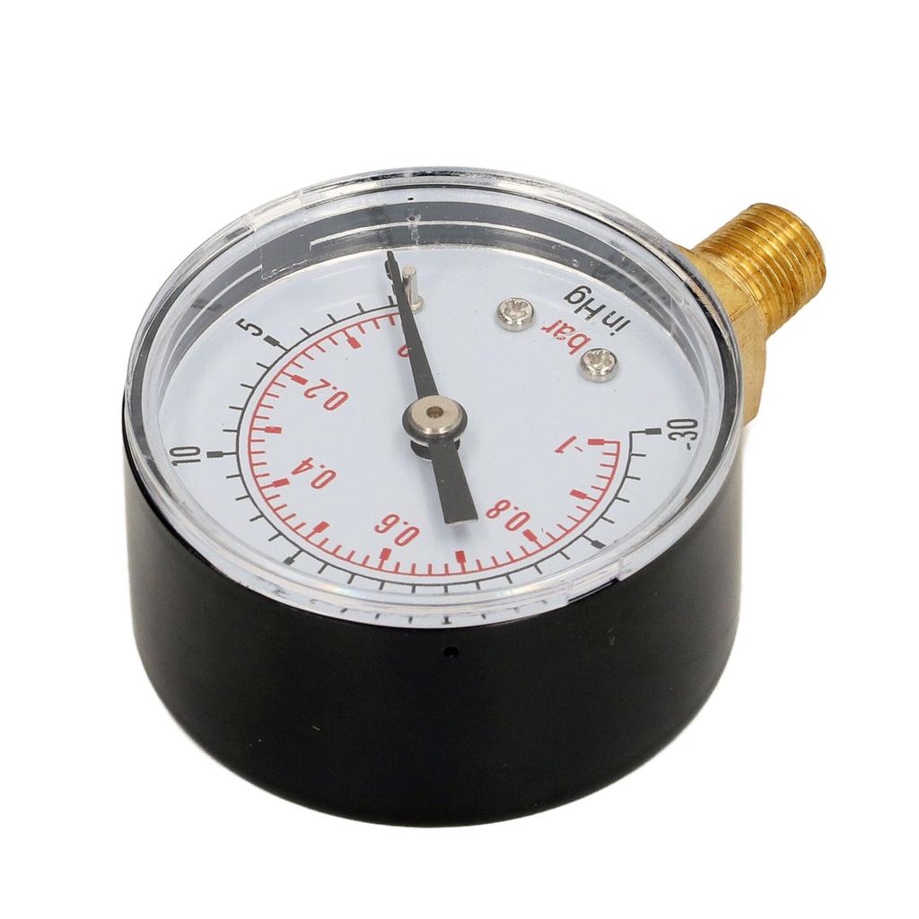 Pressure Gauge 18in BSPT Brass Interface Good Airtightness Vacuum Pressure Gauge for Water Oil