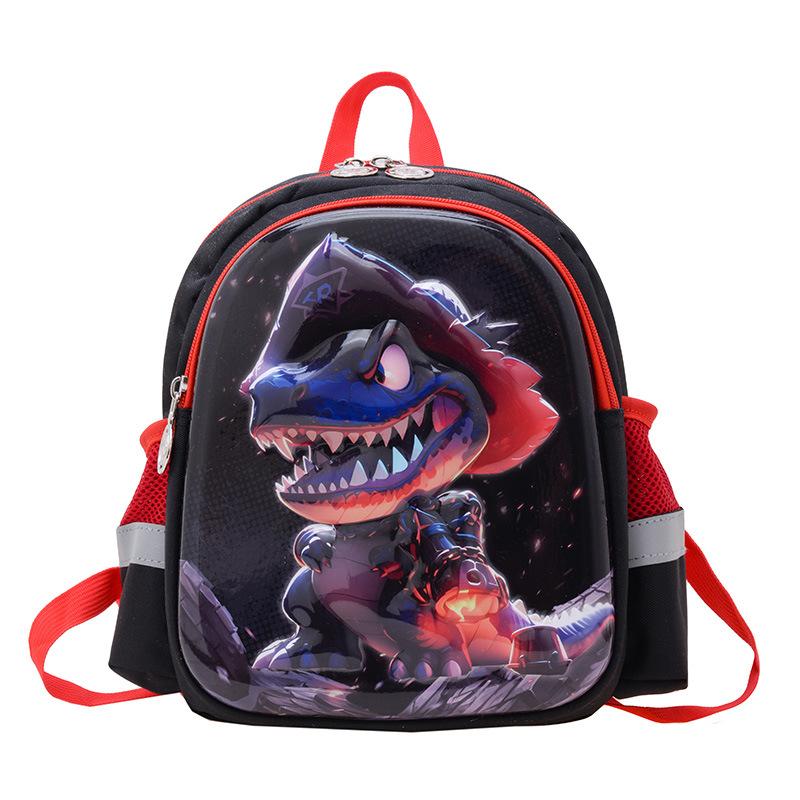 Kindergarten Student Schoolbag Cartoon Trendy Cool Light Large Capacity Children'S Backpack Anti-Lost Children'S Bag