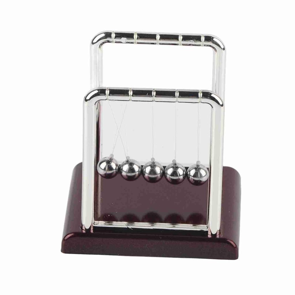 Square Shape Balance Pendulum Ball Toy Home Office Desk Table Ornament Gift (S)