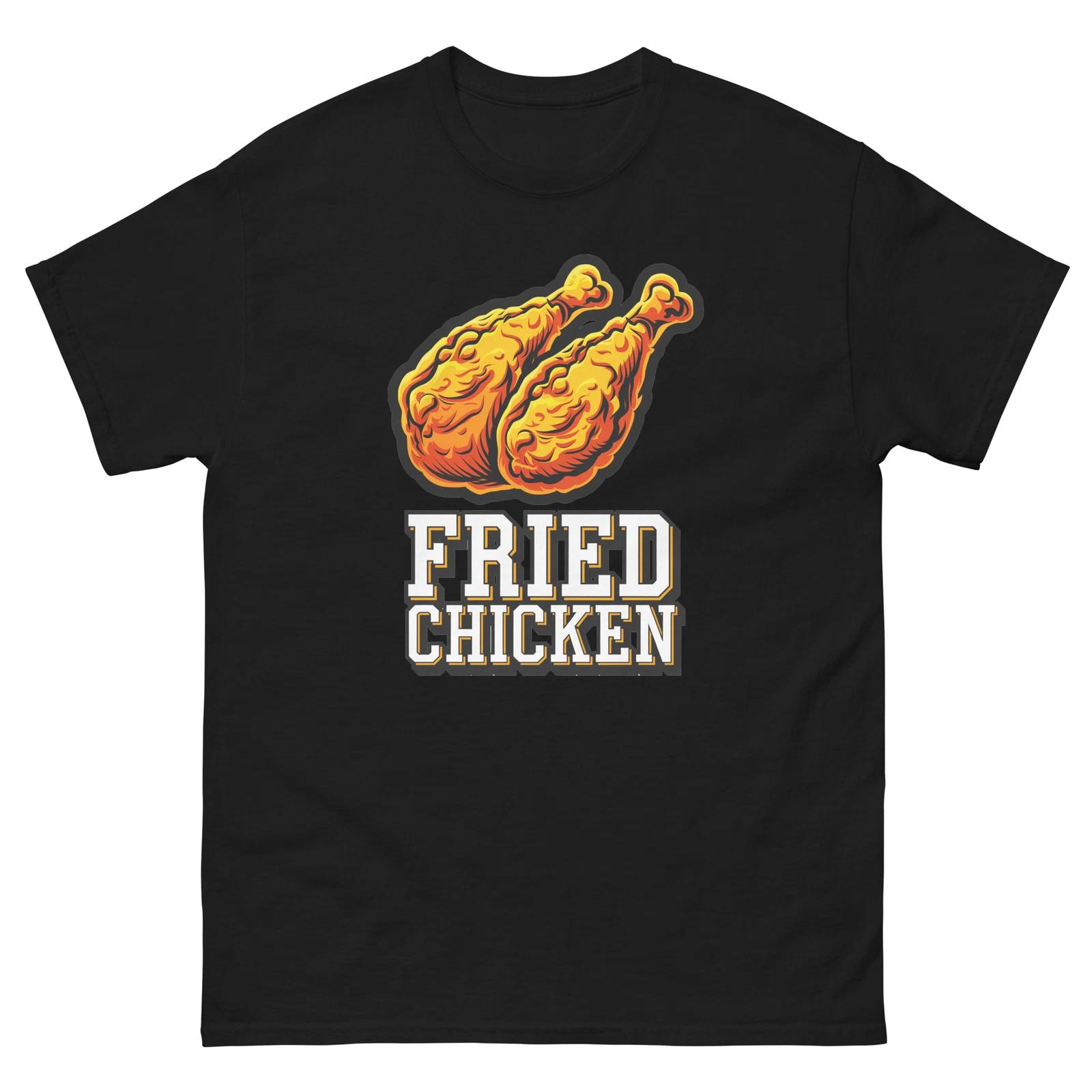 Fried Chicken Lover Food Image Cartoon Funny T-Shirt Shirt 3XL