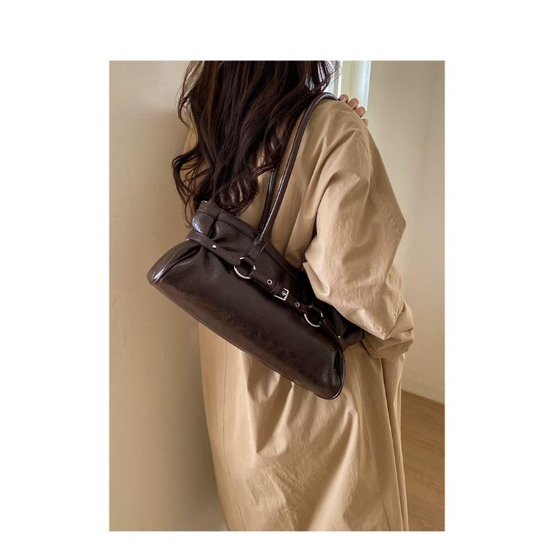 Sac sous-bras Rétro Chic de Luxe, Sac Cabas Polyvalent Grande Capacité pour le Quotidien, Sac à Main Tendance à Une Seule Bandoulière pour Femmes KTB