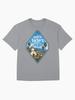 Barbara Santa Barbara California USA Watercolor Oversized T-Shirt