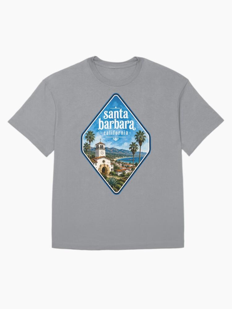 Barbara Santa Barbara California USA Watercolor Oversized T-Shirt