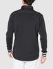 Mizuno Move Tech Fully Open Long Sleeve Ribbed Golf Shirt, Men's, Black, Size XL (E2MA1506)