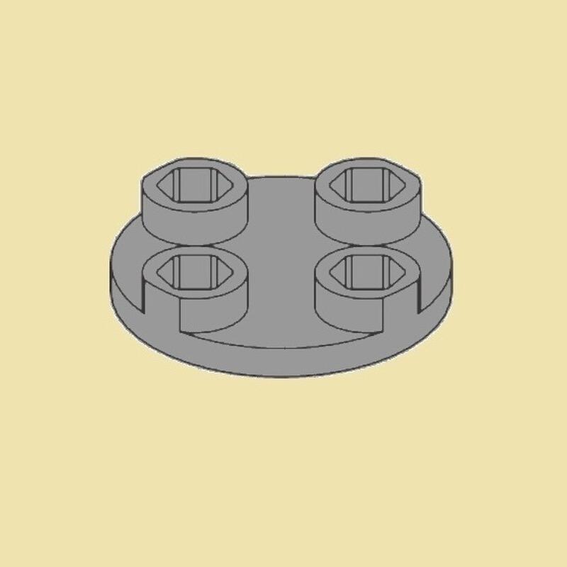 

MOC 10PCS 3567 Special 2x2 Circular Light Surface Board Construction Blocks Package 017 Positive Convex Point Bricks Particle Playthings Present -A5478