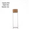 Pin Dou 30mm Wood Grain Lid Glass Tube Sample Bottle