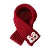 Newborn Baby Festive Scarf: Red Neck Warmer for Boys & Girls - Spring To Winter, First Birthday & New Year