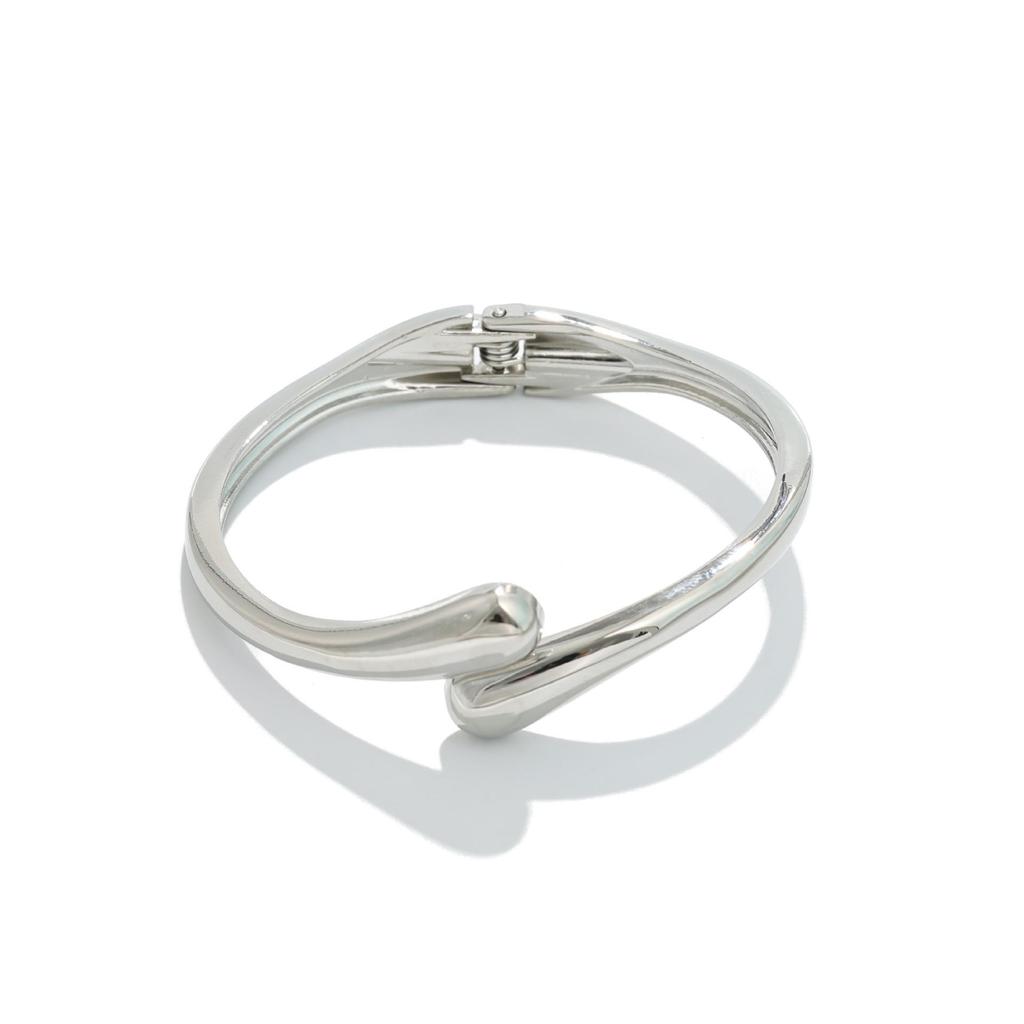Elegant Geometric Ring & Smooth Choker Bracelet Set for Women - Fashionable European & American Style