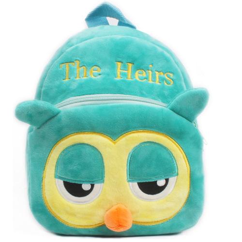 3D Fashion Children School Bags Cartoon Print Plush Kids Backpack Kindergarten Boys And Girls School Bags Mini Backpack Book Bag