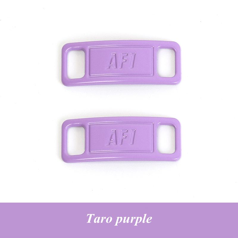 2pcs/pair Metal Shoelace Buckle for AF1 Sneakers DIY Lace Lock Accessories Shoelaces Buckle Kit for Customizable Sneaker Laces