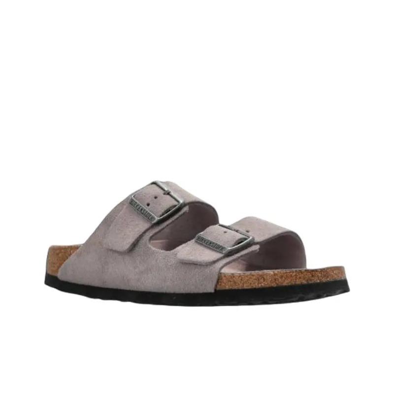 Birkenstock Arizona BS Women s Minimalist Comfort Rubber Slide Sandals Grey Regular Fit 1031596 37