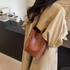 Fashionable and High-end Retro Women's Bag  New Handbag Bucket Bag Niche Versatile Crossbody Bag