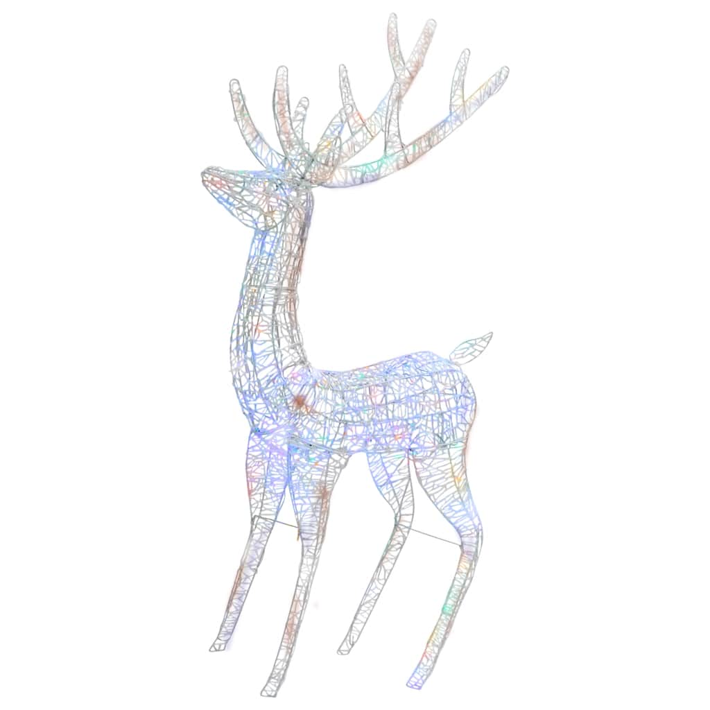 XXL Reindeer Christmas Decoration Acrylic 250 LED 3 pcs. 180 cm